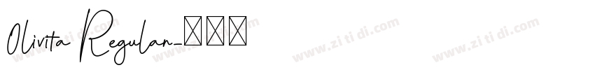 0livita Regular字体转换